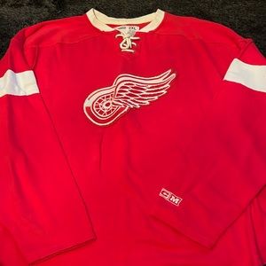 Detroit Red Wings jersey sweatshirt 2XL